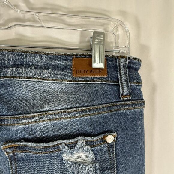 Judy Blue Skinny Fit Jeans Women's 9 29 Medium Wash Blue Denim Cotton Blend - Picture 13 of 13